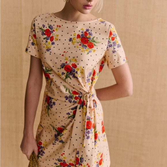 SÉZANE Pippa Short Dress Poppy - Picture 5 of 7